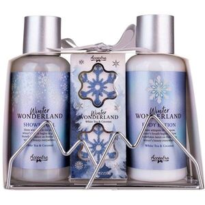 Accentra Winter Wonderland ajándékszett fürdőbe illatok White Tea & Coconut kép