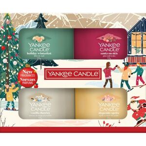 Yankee Candle Christmas Collection 4 Votive Candles ajándékszett kép