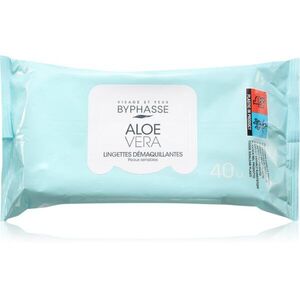 BYPHASSE Aloe Vera Sminkeltávolító kendők 40 ml kép