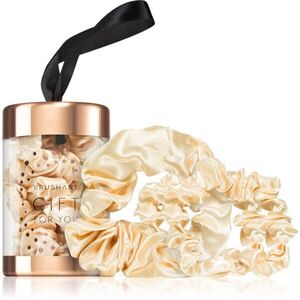 BrushArt Gift for You Slim & Midi satin scrunchie set hajgumik Blonde latte 3 db kép
