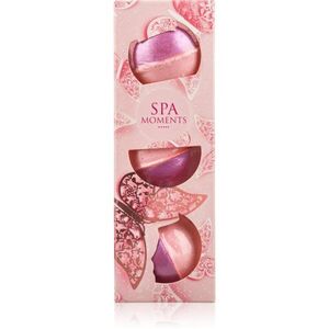 Spa Moments Bath Bombs Marshmallow szénsavas fürdő golyók bambuszvajjal kép
