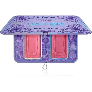 NYX Professional Makeup Bridgerton Royal Blush arcpirosító paletta árnyalat 02 Lady In Silver 2x5 g kép