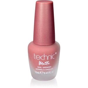 Technic Cosmetics Matte Nail Varnish hosszantartó körömlakk matt hatással árnyalat Starkers 12 ml kép