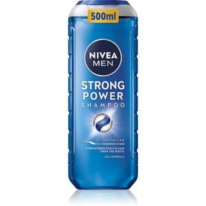 NIVEA MEN Strong Power sampon a haj növekedéséért és megerősítéséért a hajtövektől kezdve 500 ml kép