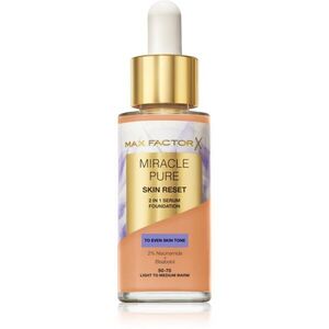 Max Factor Miracle Pure Skin Reset ápoló alapozó árnyalat 50-70 Light to Medium Warm 30 ml kép