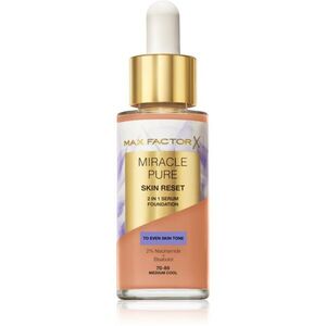 Max Factor Miracle Pure Skin Reset ápoló alapozó árnyalat 70-85 Medium Cool 30 ml kép