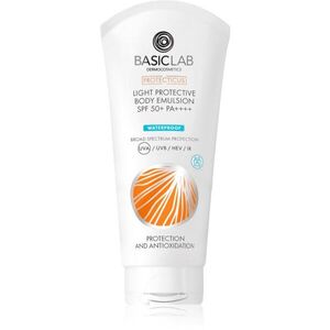 BasicLab Dermocosmetics Protecticus hidratáló és védő emulzió arcra és testre SPF 50+ vízálló 100 ml kép