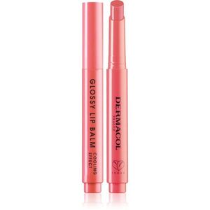 Dermacol Beauty Stick Glossy Lip Balm tápláló szájfény hűsítő hatással illatok 05 Strawberry 2.2 g kép