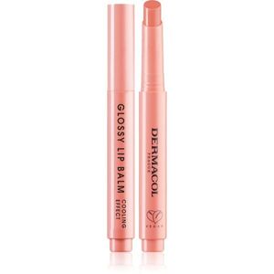 Dermacol Beauty Stick Glossy Lip Balm tápláló szájfény hűsítő hatással illatok 03 Peach 2.2 g kép