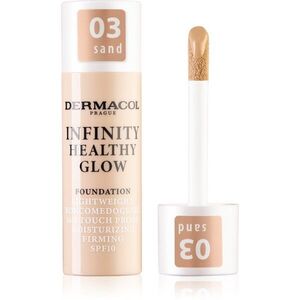 Dermacol Infinity Healthy Glow folyékony make-up SPF 10 árnyalat 03 Sand 20 g kép
