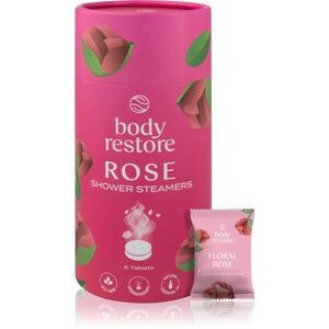 Body Restore Rose Shower Steamers zuhanytabletták rózsa illattal 6 db kép