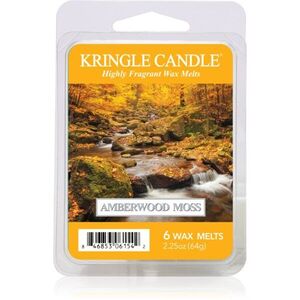 Kringle Candle Amberwood Moss illatos viasz aromalámpába 64 g kép