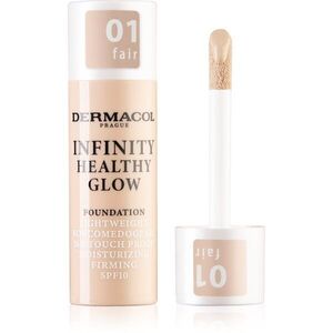 Dermacol Infinity Healthy Glow folyékony make-up SPF 10 árnyalat 01 Fair 20 g kép