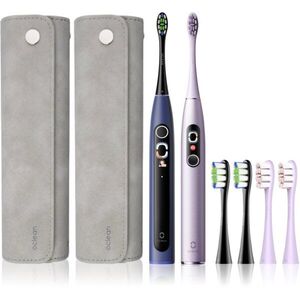 Oclean X Pro Digital Set fogápoló szett Purple & Dark Blue kép