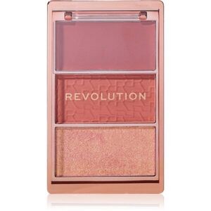 Revolution Blush Icon Palette arcpirosító paletta árnyalat Aura Points Rose 9.8 g kép