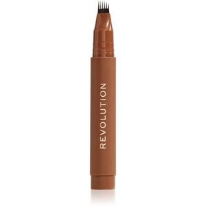 Revolution Instant Brow Hair szemöldök fixáló árnyalat Warm Brown 1.8 ml kép