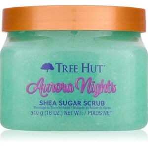 Tree Hut Shea Sugar Scrub Aurora Nights cukros peeling bambuszvajjal 510 g kép