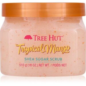 Tree Hut Shea Sugar Scrub Tropical Mango cukros peeling bambuszvajjal 510 g kép