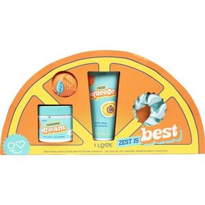I Love Zest is Best ajándékszett fürdőbe illatok Zesty Orange kép