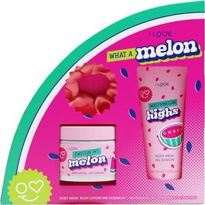I Love What a Melon ajándékszett testre kép