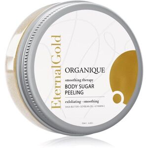 Organique Eternal Gold Smoothing Therapy bőrpuhító cukros peeling csillámporral 200 g kép