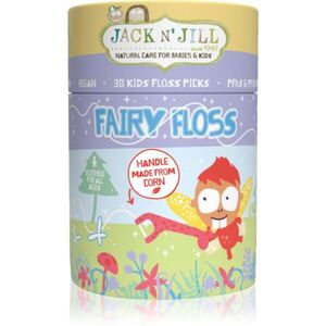 Jack N’ Jill Fairy Floss fogpiszkáló fogselyemmel gyermekeknek 30 db kép