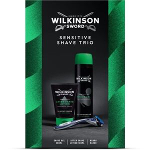 Wilkinson Sword Sensitive Shave Trio ajándékszett borotválkozáshoz kép