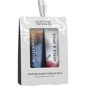 Scottish Fine Soaps Winter Hand Cream Duo ajándékszett kézre kép
