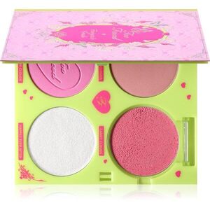 Too Faced Holiday Fairytale Crush Blush & Highlighter Set pirosító paletta élénkítővel 10 g kép