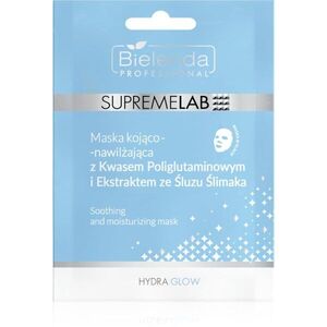 Bielenda Professional Supremelab Hydra Glow hidratáló gézmaszk csiga kivonattal 1 db kép