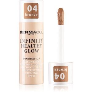 Dermacol Infinity Healthy Glow folyékony make-up SPF 10 árnyalat 04 Bronze 20 g kép