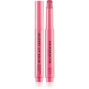 Dermacol Beauty Stick Glossy Lip Balm tápláló szájfény hűsítő hatással illatok 04 Lychee 2.2 g kép