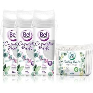 Bel Face & Body Cosmetic Pads + Cotton Buds takarékos kiszerelés kép