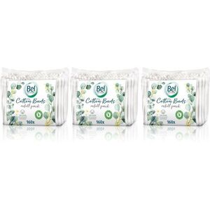 Bel Face & Body Cotton Buds fültisztítók takarékos kiszerelés 3x160 db kép