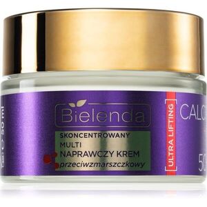 Bielenda Calcium + Q10 Concentrated multi-repair anti-wrinkle cream for the day 50+ nappali krém a ráncok ellen 50 ml kép