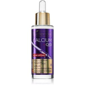 Bielenda Calcium + Q10 Concentrated actively lifting anti-wrinkle serum day/night liftinges szérum az arckontúr feszesítésére Nappali és éjjeli ápolás kép