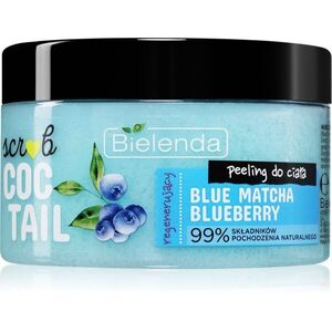 Bielenda Coctail Scrub Blue Matcha + Blueberry testpeeling regeneráló hatással 350 g kép