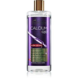 Bielenda Calcium + Q10 Concentrated cleansing and moisturizing micellar fluid tisztító micellás emulzió ránctalanító hatással 500 ml kép