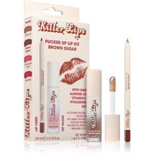 Killer Lips Pucker Up Lip Kit szett az ajkakra hölgyeknek Brown Sugar kép