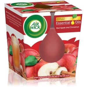 Air Wick Essential Oil Red Apple & Cinnamon illatgyertya 105 g kép