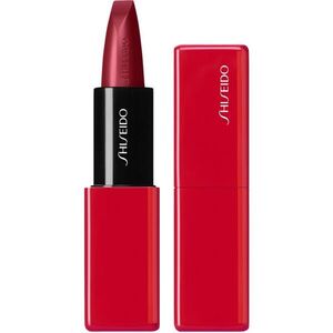 Shiseido Makeup Technosatin gel lipstick selyem rúzs árnyalat 411 Scarlet Cluster 4 g kép