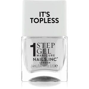 Nails Inc. It’s Topless géles körömlakk a hosszan tartó hatásért árnyalat Mia 14 ml kép