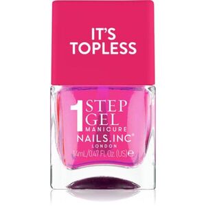 Nails Inc. It’s Topless géles körömlakk a hosszan tartó hatásért árnyalat Thea 14 ml kép