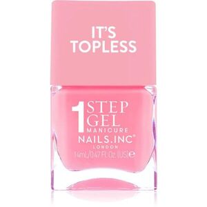 Nails Inc. It’s Topless géles körömlakk a hosszan tartó hatásért árnyalat Allegra 14 ml kép