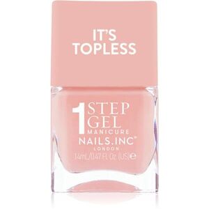 Nails Inc. It’s Topless géles körömlakk a hosszan tartó hatásért árnyalat Trinny 14 ml kép