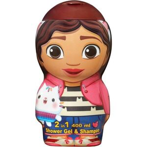 Gabby's Dollhouse 2D Kids Gentle tusfürdő gél és sampon 2 in 1 400 ml kép