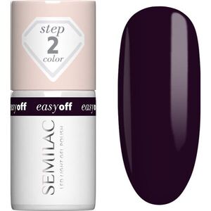 Semilac Easy Off Step 2 gél körömlakk UV / LED-es lámpákhoz árnyalat Berry On Top 7 ml kép