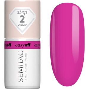 Semilac Easy Off Step 2 gél körömlakk UV / LED-es lámpákhoz árnyalat Magenta Crush 7 ml kép