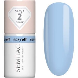 Semilac Easy Off Step 2 gél körömlakk UV / LED-es lámpákhoz árnyalat Azul Blue 7 ml kép