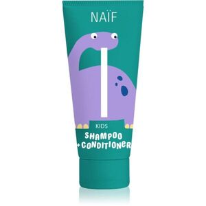 Naif Kids Shampoo + Conditioner sampon és kondicionáló gyermekeknek 250 ml kép